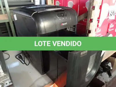 LOTE 051 - 01 FRAGMENTADORA DE PAPEL REXEL, MODELO: 130X 220V. (NO ESTADO) ATENÇÃO! FAZER A VISITAÇÃO ANTES DE ARREMATAR, NÃO SABEMOS SE FUNCIONA. LEILÃO NÃO TEM GARANTIA E NEM DEVOLUÇÃO, SUJEITO A POSSÍVEIS AVARIAS VISÍVEIS/OCULTAS E/OU AUSÊNCIA DE COMPONENTES.