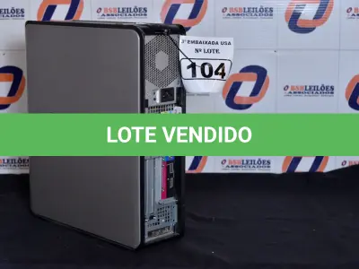 LOTE 104 - 01 CPU CORE 2 DUOS SEM HD E COM MEMÓRIA DE 4GB RAM MODELO: OPTIPLEX 780MARCA DEL. (NO ESTADO)5JYRJQ1