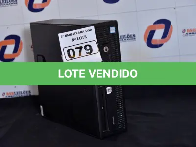 LOTE 079 - 01 CPU MARCA HP CORE I5 SEM HD E SEM MEMÓRIA HD. (NO ESTADO) AV9705M