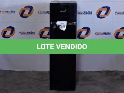 LOTE 094 - 01 BEBEDOURO FILTRO DE ÁGUA MARCA PRIMO DE 127V NATURAL/GELADA/QUENTE. (WATER COOLER- HEATER) (NO ESTADO)0000037