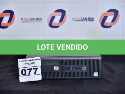 LOTE 077 - 01 CPU MARCA HP SEM MEMÓRIA E SEM HD. (NO ESTADO) AV9706B