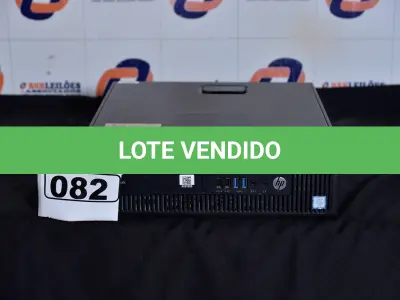 LOTE 082 - 01 CPU MARCA HP CORE I5 COM MEMÓRIA 16GB RAM E SEM HD. (NO ESTADO) AV9 705S