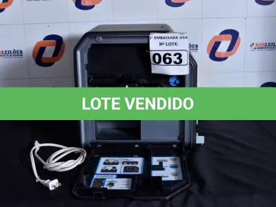 LOTE 063 - 01 IMPRESSORA PARA CRACHÁS HDP5000 LAMINATION. (BADGE PRINTER) (NO ESTADO)0000030 