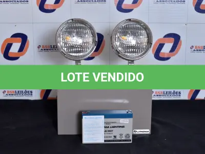 LOTE 114 - 02 LUMINÁRIAS DE EMERGÊNCIA. (EMERGENCY LIGHTS) (NO ESTADO)0000017