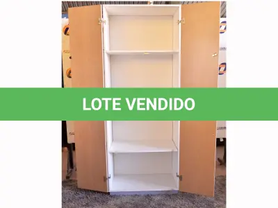 LOTE 034 - 01 ARMÁRIO EM MDF PARA ESCRITÓRIO. (VABINETS) (NO ESTADO)0000012