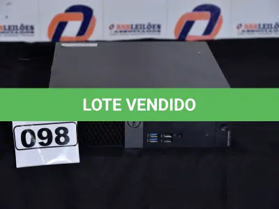 LOTE 098 - 01 CPU CORE I5MARCA DELL OPTIPLEX 5050 SFF XCTO SEM MEMÓRIA E SEM HD. (NO ESTADO)1CW5XK2 