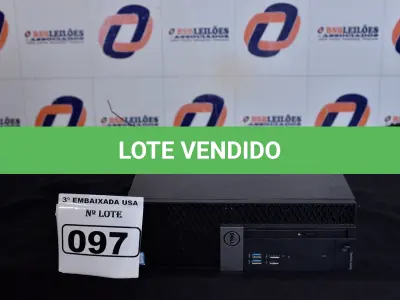 LOTE 097 - 01 CPU CORE I5 MARCA DELL OPTIPLEX 5050 SFF XCTO SEM MEMÓRIA E SEM HD. (NO ESTADO)1CRDHL2