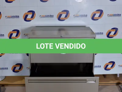 LOTE 152 - 01 ARMÁRIO DE AÇO PARA ESCRITÓRIO COM 04 GAVETAS. (DOCUMENT GABINETE) (NO ESTADO)0000016
