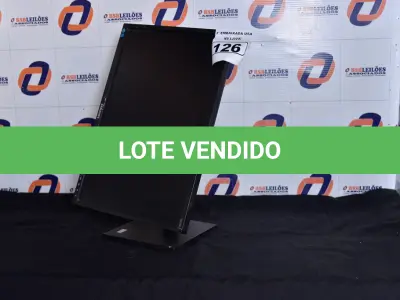 LOTE 126 - 01 MONITOR 22’’ LCD SEM O PÉ MARCA SAMSUNG. (NO ESTADO) AV9706F