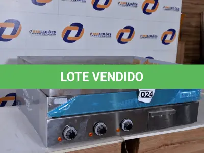 LOTE 024 - 01 CHAPA ELÉTRICA GARLAND TRIFÁSICA 110V. (RANGE, ELEC, HEAVY-DUTY, GRIDDLE) (NO ESTADO) AV9820X