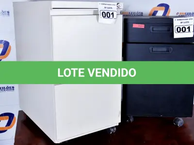 LOTE 001 - 02 GAVETEIROS PARA ESCRITÓRIO.  (GABINET S DRAWER). (NO ESTADO)0000010.  