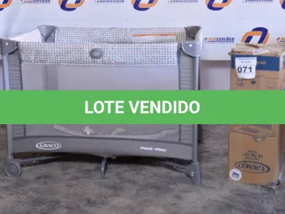 LOTE 071 - 01 BERÇO PORTÁTIL MARCA GRACO. (BABY CRIB) (NO ESTADO) BF8665A