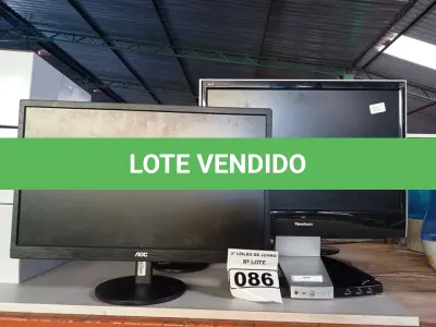 LOTE 086 - 06 MONITORES LCD MARCAS E MODELOS DIVERSOS PARA RETIRADA DE PEÇAS. (NO ESTADO) ATENÇÃO! FAZER A VISITAÇÃO ANTES DE ARREMATAR, NÃO SABEMOS SE FUNCIONA. LEILÃO NÃO TEM GARANTIA E NEM DEVOLUÇÃO, SUJEITO A POSSÍVEIS AVARIAS VISÍVEIS/OCULTAS E/OU AUSÊNCIA DE COMPONENTES.