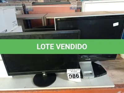 LOTE 086 - 06 MONITORES LCD MARCAS E MODELOS DIVERSOS PARA RETIRADA DE PEÇAS. (NO ESTADO) ATENÇÃO! FAZER A VISITAÇÃO ANTES DE ARREMATAR, NÃO SABEMOS SE FUNCIONA. LEILÃO NÃO TEM GARANTIA E NEM DEVOLUÇÃO, SUJEITO A POSSÍVEIS AVARIAS VISÍVEIS/OCULTAS E/OU AUSÊNCIA DE COMPONENTES.