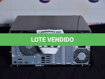 LOTE 109 - 01 CPU CORE I7 MARCA HP ELITE TOWER 600 G9 SEM MEMÓRIA E SEM HD. (NO ESTADO) MXL328387B