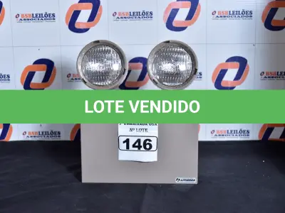 LOTE 146 - 02 LUMINÁRIAS DE EMERGÊNCIA. (EMERGENCY LIGHTS) (NO ESTADO)0000017