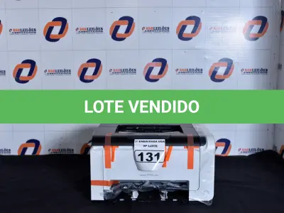 LOTE 131 - 01 IMPRESSORA LASERJET CP1025 COLOR MARCA HP. (NO ESTADO) BRCSH2R9TH