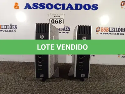 LOTE 068 - 02 MINI CPU MARCA HP. (NO ESTADO) ATENÇÃO! FAZER A VISITAÇÃO ANTES DE ARREMATAR, NÃO SABEMOS SE FUNCIONA. LEILÃO NÃO TEM GARANTIA E NEM DEVOLUÇÃO, SUJEITO A POSSÍVEIS AVARIAS VISÍVEIS/OCULTAS E/OU AUSÊNCIA DE COMPONENTES.