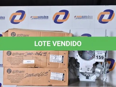 LOTE 159 - 03 PORTAS REFLETORES DE 6’’ AFV GOTHAM 26DTT 6MVOLT HSG. (LIGHTER SUPPERT) (NO ESTADO)0000023