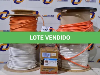 LOTE 127 - 05 CABOS PARA INTERNET. (5 CABLE SPOOLS (FIBER/ETHERNET) (NO ESTADO)0000038