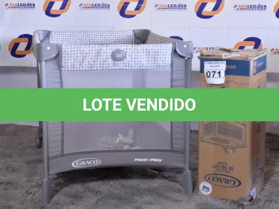 LOTE 071 - 01 BERÇO PORTÁTIL MARCA GRACO. (BABY CRIB) (NO ESTADO) BF8665A