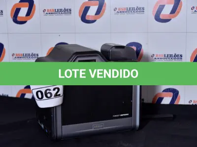 LOTE 062 - 01 IMPRESSORA PARA CRACHÁS, MODELO: FARGO HDP5000. (BADGE PRINTER) (NO ESTADO)0000029