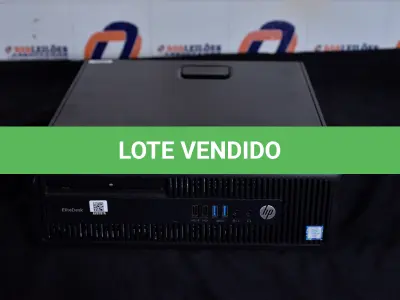 LOTE 083 - 01 CPU MARCA HP CORE I5 COM MEMÓRIA 16GB RAM E SEM HD. (NO ESTADO) AV9 707A