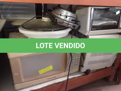 LOTE 084 - 01 LOTE COM 02 FORNOS ELÉTRICOS, 01 PANELA ELÉTRICA E 01 FOGÃO DE INDUÇÃO. (NO ESTADO) ATENÇÃO! FAZER A VISITAÇÃO ANTES DE ARREMATAR, NÃO SABEMOS SE FUNCIONA. LEILÃO NÃO TEM GARANTIA E NEM DEVOLUÇÃO, SUJEITO A POSSÍVEIS AVARIAS VISÍVEIS/OCULTAS E/OU AUSÊNCIA DE COMPONENTES.