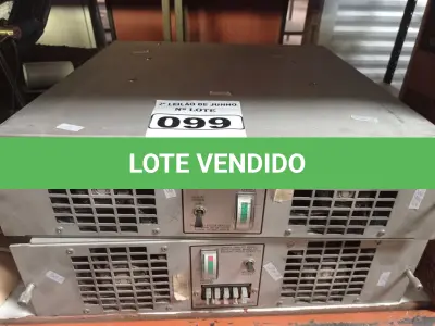 LOTE 099 - 02 MÓDULOS DE NOBREAK. (NO ESTADO) ATENÇÃO! FAZER A VISITAÇÃO ANTES DE ARREMATAR, NÃO SABEMOS SE FUNCIONA. LEILÃO NÃO TEM GARANTIA E NEM DEVOLUÇÃO, SUJEITO A POSSÍVEIS AVARIAS VISÍVEIS/OCULTAS E/OU AUSÊNCIA DE COMPONENTES. (NO ESTADO) ATENÇÃO! FAZER A VISITAÇÃO ANTES DE ARREMATAR, NÃO SABEMOS SE FUNCIONA. LEILÃO NÃO TEM GARANTIA E NEM DEVOLUÇÃO, SUJEITO A POSSÍVEIS AVARIAS VISÍVEIS/OCULTAS E/OU AUSÊNCIA DE COMPONENTES.
