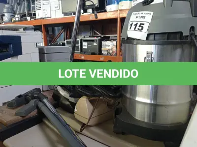 LOTE 115 - 01 LOTE COM 03 ASPIRADORES DE PÓ MARCAS E MODELOS DIVERSOS. (NO ESTADO) ATENÇÃO! FAZER A VISITAÇÃO ANTES DE ARREMATAR, NÃO SABEMOS SE FUNCIONA. LEILÃO NÃO TEM GARANTIA E NEM DEVOLUÇÃO, SUJEITO A POSSÍVEIS AVARIAS VISÍVEIS/OCULTAS E/OU AUSÊNCIA DE COMPONENTES.
