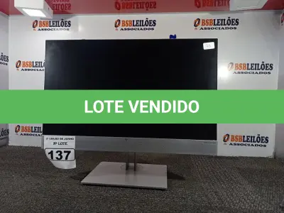 LOTE 137 - 01 MONITOR LCD MARCA HP. (NO ESTADO) ATENÇÃO! FAZER A VISITAÇÃO ANTES DE ARREMATAR, NÃO SABEMOS SE FUNCIONA. LEILÃO NÃO TEM GARANTIA E NEM DEVOLUÇÃO, SUJEITO A POSSÍVEIS AVARIAS VISÍVEIS/OCULTAS E/OU AUSÊNCIA DE COMPONENTES.