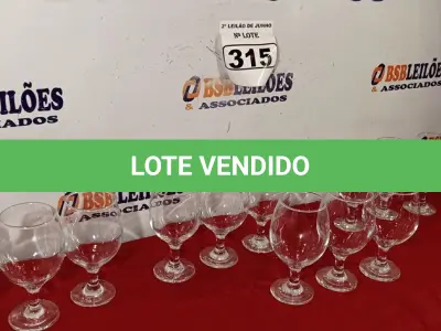 LOTE 315 - 12 TAÇAS PARA ÁGUA. (NO ESTADO) ATENÇÃO! FAZER A VISITAÇÃO ANTES DE ARREMATAR, NÃO SABEMOS SE FUNCIONA. LEILÃO NÃO TEM GARANTIA E NEM DEVOLUÇÃO, SUJEITO A POSSÍVEIS AVARIAS VISÍVEIS/OCULTAS E/OU AUSÊNCIA DE COMPONENTES.