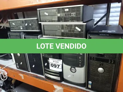 LOTE 097 - 01 LOTE COM 08 CPUS MARCAS E MODELOS DIVERSOS. (NO ESTADO) ATENÇÃO! FAZER A VISITAÇÃO ANTES DE ARREMATAR, NÃO SABEMOS SE FUNCIONA. LEILÃO NÃO TEM GARANTIA E NEM DEVOLUÇÃO, SUJEITO A POSSÍVEIS AVARIAS VISÍVEIS/OCULTAS E/OU AUSÊNCIA DE COMPONENTES.