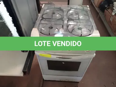 LOTE 257 - 01 FOGÃO A GÁS 04 BOCAS INCOMPLETO MARCA BRASTEMP. (NO ESTADO) ATENÇÃO! FAZER A VISITAÇÃO ANTES DE ARREMATAR, NÃO SABEMOS SE FUNCIONA. LEILÃO NÃO TEM GARANTIA E NEM DEVOLUÇÃO, SUJEITO A POSSÍVEIS AVARIAS VISÍVEIS/OCULTAS E/OU AUSÊNCIA DE COMPONENTES.