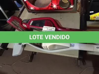 LOTE 133 - 03 ASPIRADORES DE PÓ ELÉTRICOS. (NO ESTADO) ATENÇÃO! FAZER A VISITAÇÃO ANTES DE ARREMATAR, NÃO SABEMOS SE FUNCIONA. LEILÃO NÃO TEM GARANTIA E NEM DEVOLUÇÃO, SUJEITO A POSSÍVEIS AVARIAS VISÍVEIS/OCULTAS E/OU AUSÊNCIA DE COMPONENTES.