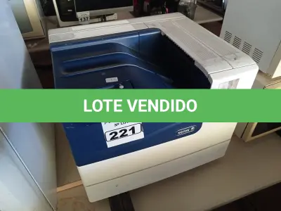 LOTE 221 - 01 IMPRESSORA PHASER 6700 XEROX COLORIDA 110V. (NO ESTADO) ATENÇÃO! FAZER A VISITAÇÃO ANTES DE ARREMATAR, NÃO SABEMOS SE FUNCIONA. LEILÃO NÃO TEM GARANTIA E NEM DEVOLUÇÃO, SUJEITO A POSSÍVEIS AVARIAS VISÍVEIS/OCULTAS E/OU AUSÊNCIA DE COMPONENTES.