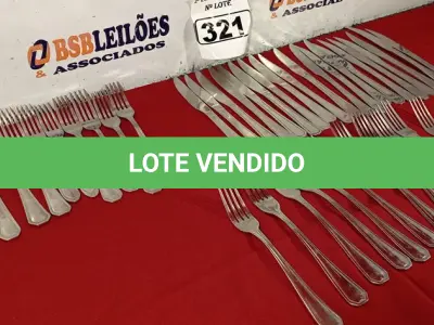 LOTE 321 - 01 LOTE COM 02 JOGOS DE FACAS E 02 JOGOS DE GARFOS. (NO ESTADO) ATENÇÃO! FAZER A VISITAÇÃO ANTES DE ARREMATAR, NÃO SABEMOS SE FUNCIONA. LEILÃO NÃO TEM GARANTIA E NEM DEVOLUÇÃO, SUJEITO A POSSÍVEIS AVARIAS VISÍVEIS/OCULTAS E/OU AUSÊNCIA DE COMPONENTES.