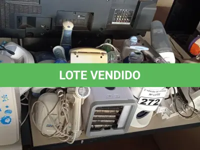 LOTE 272 - 01 LOTE COM DIVERSOS ITENS: FERROS DE PASSAR, 02 LANTERNAS, 01 NEBULIZADOR, 01 ASPIRADOR DE PÓ, 01 ABRIDOR DE GARRAFAS DE VINHOS E DIVERSOS. (NO ESTADO) ATENÇÃO! FAZER A VISITAÇÃO ANTES DE ARREMATAR, NÃO SABEMOS SE FUNCIONA. LEILÃO NÃO TEM GARANTIA E NEM DEVOLUÇÃO, SUJEITO A POSSÍVEIS AVARIAS VISÍVEIS/OCULTAS E/OU AUSÊNCIA DE COMPONENTES.