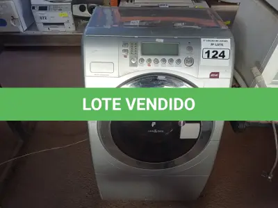 LOTE 124 - 01 MÁQUINA LAVA E SECA MARCA BRASTEMP 220V. (NO ESTADO) ATENÇÃO! FAZER A VISITAÇÃO ANTES DE ARREMATAR, NÃO SABEMOS SE FUNCIONA. LEILÃO NÃO TEM GARANTIA E NEM DEVOLUÇÃO, SUJEITO A POSSÍVEIS AVARIAS VISÍVEIS/OCULTAS E/OU AUSÊNCIA DE COMPONENTES.