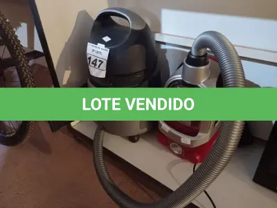 LOTE 147 - 02 ASPIRADORES DE PÓ. (NO ESTADO) ATENÇÃO! FAZER A VISITAÇÃO ANTES DE ARREMATAR, NÃO SABEMOS SE FUNCIONA. LEILÃO NÃO TEM GARANTIA E NEM DEVOLUÇÃO, SUJEITO A POSSÍVEIS AVARIAS VISÍVEIS/OCULTAS E/OU AUSÊNCIA DE COMPONENTES.
