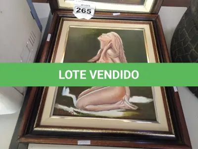 LOTE 265 - 02 QUADROS DECORATIVOS DE PINTURA A ÓLEO. (NO ESTADO) ATENÇÃO! FAZER A VISITAÇÃO ANTES DE ARREMATAR, NÃO SABEMOS SE FUNCIONA. LEILÃO NÃO TEM GARANTIA E NEM DEVOLUÇÃO, SUJEITO A POSSÍVEIS AVARIAS VISÍVEIS/OCULTAS E/OU AUSÊNCIA DE COMPONENTES.