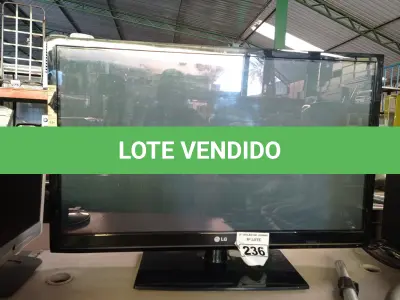 LOTE 236 - 01 TV 42’’ MARCA LG COM AVARIAS. (NO ESTADO) ATENÇÃO! FAZER A VISITAÇÃO ANTES DE ARREMATAR, NÃO SABEMOS SE FUNCIONA. LEILÃO NÃO TEM GARANTIA E NEM DEVOLUÇÃO, SUJEITO A POSSÍVEIS AVARIAS VISÍVEIS/OCULTAS E/OU AUSÊNCIA DE COMPONENTES.