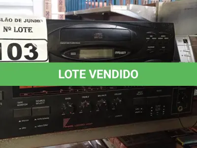 LOTE 103 - 01 RECEIVER MARCA CCE E 02 TOCA CDS, SENDO 01 MARCA PHILIPS. (NO ESTADO) ATENÇÃO! FAZER A VISITAÇÃO ANTES DE ARREMATAR, NÃO SABEMOS SE FUNCIONA. LEILÃO NÃO TEM GARANTIA E NEM DEVOLUÇÃO, SUJEITO A POSSÍVEIS AVARIAS VISÍVEIS/OCULTAS E/OU AUSÊNCIA DE COMPONENTES.