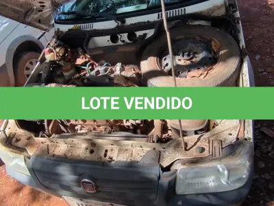 LOTE 043 - 01 FIAT UNO MILLE WAY ECON; PLACA: JIC-6528; ANO: 2009. CHASSI: 9BD15844AA6352343, RENAVAM: 00165582650; (VEÍCULO NÃO FUNCIONA, BOMBA DE COMBUSTÍVEL TRAVADA, VEÍCULO NÃO POSSUI CHAVE (QUEBRADA)). (NO ESTADO)