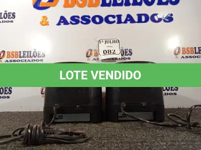 LOTE 082 - 02 IMPRESSORAS TÉRMICAS SEM MARCA APARENTE. (LIGANDO) (NO ESTADO) ATENÇÃO! FAZER A VISITAÇÃO ANTES DE ARREMATAR, NÃO SABEMOS SE FUNCIONA. LEILÃO NÃO TEM GARANTIA E NEM DEVOLUÇÃO, SUJEITO A POSSÍVEIS AVARIAS VISÍVEIS/OCULTAS E/OU AUSÊNCIA DE COMPONENTES.