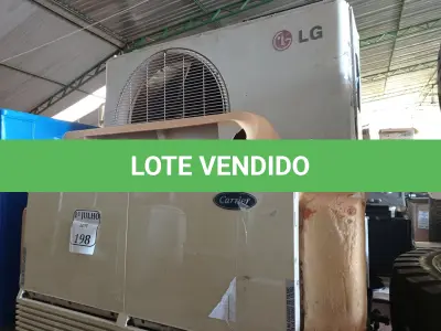 LOTE 198 - 01 SUCATA DE CONDENSADORA E 01 DE EVAPORADORA. (NO ESTADO) ATENÇÃO! FAZER A VISITAÇÃO ANTES DE ARREMATAR, NÃO SABEMOS SE FUNCIONA. LEILÃO NÃO TEM GARANTIA E NEM DEVOLUÇÃO, SUJEITO A POSSÍVEIS AVARIAS VISÍVEIS/OCULTAS E/OU AUSÊNCIA DE COMPONENTES.