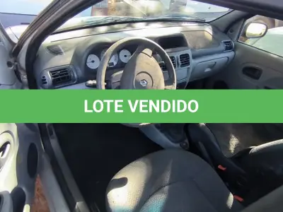 LOTE 011 - 01 RENAULT CLIO AUT1616VS; PLACA: JHM-0597; ANO: 2008. CHASSI: 8A1LB8E058L031615, RENAVAM: 00973881860; (NO ESTADO)