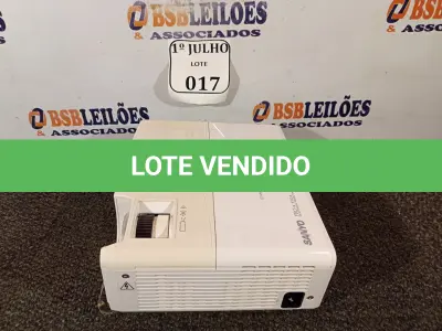 LOTE 017 - 01 PROJETOR LCD MULTIMIDIA, MODELO: PDG-DSU20N MARCA SANYO 220V. (NO ESTADO) ATENÇÃO! FAZER A VISITAÇÃO ANTES DE ARREMATAR, NÃO SABEMOS SE FUNCIONA. LEILÃO NÃO TEM GARANTIA E NEM DEVOLUÇÃO, SUJEITO A POSSÍVEIS AVARIAS VISÍVEIS/OCULTAS E/OU AUSÊNCIA DE COMPONENTES.
