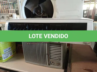 LOTE 146 - 03 SUCATAS DE CONDICIONADORAS DE AR. (NO ESTADO) ATENÇÃO! FAZER A VISITAÇÃO ANTES DE ARREMATAR, NÃO SABEMOS SE FUNCIONA. LEILÃO NÃO TEM GARANTIA E NEM DEVOLUÇÃO, SUJEITO A POSSÍVEIS AVARIAS VISÍVEIS/OCULTAS E/OU AUSÊNCIA DE COMPONENTES.
