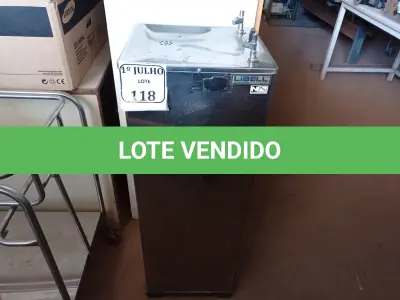 LOTE 118 - 01 BEBEDOURO EM INOX MARCA LIBELL. (LIGANDO)(NO ESTADO) ATENÇÃO! FAZER A VISITAÇÃO ANTES DE ARREMATAR, NÃO SABEMOS SE FUNCIONA. LEILÃO NÃO TEM GARANTIA E NEM DEVOLUÇÃO, SUJEITO A POSSÍVEIS AVARIAS VISÍVEIS/OCULTAS E/OU AUSÊNCIA DE COMPONENTES.